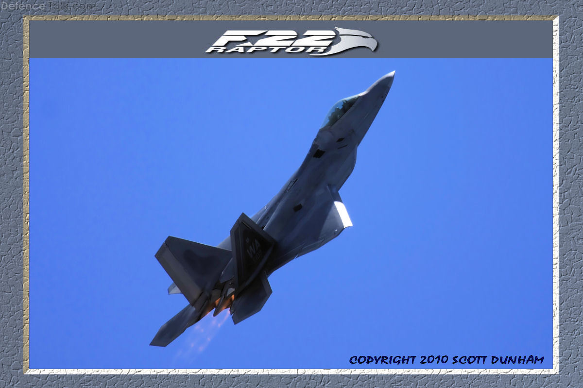 USAF F-22A Raptor Stealth Fighter