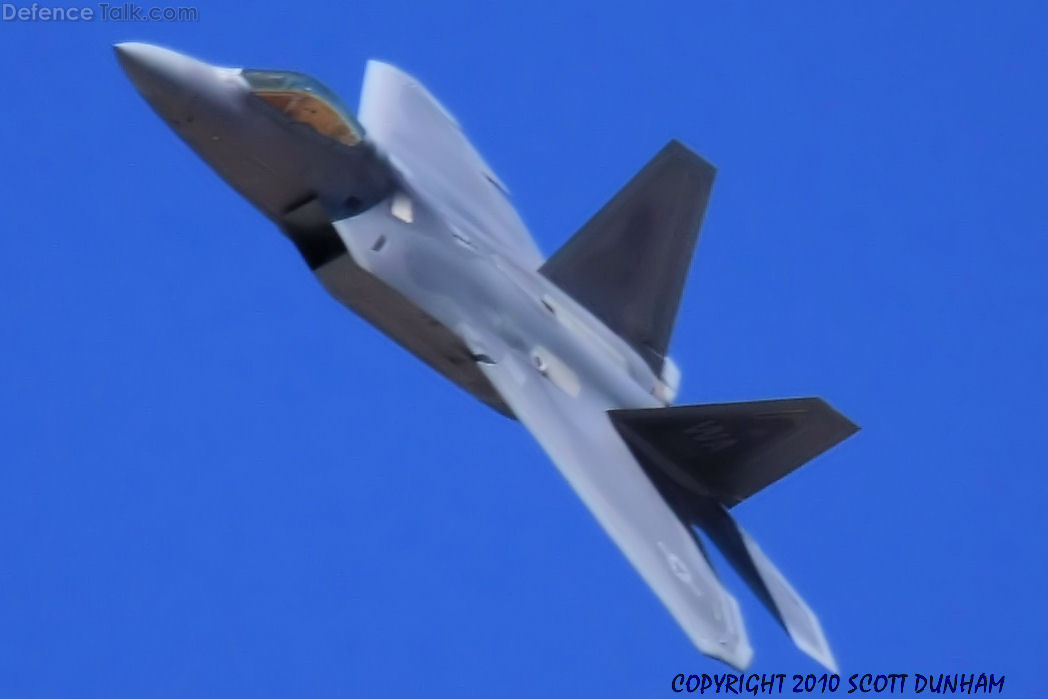 USAF F-22A Raptor Stealth Fighter