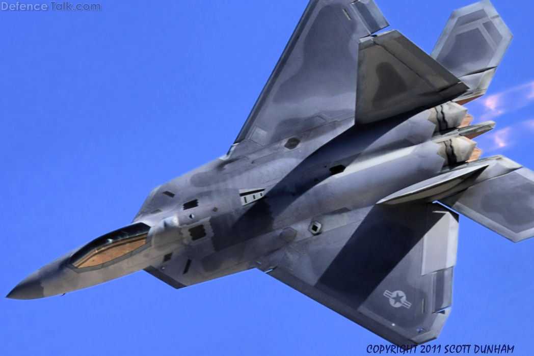 USAF F-22A Raptor Stealth Fighter