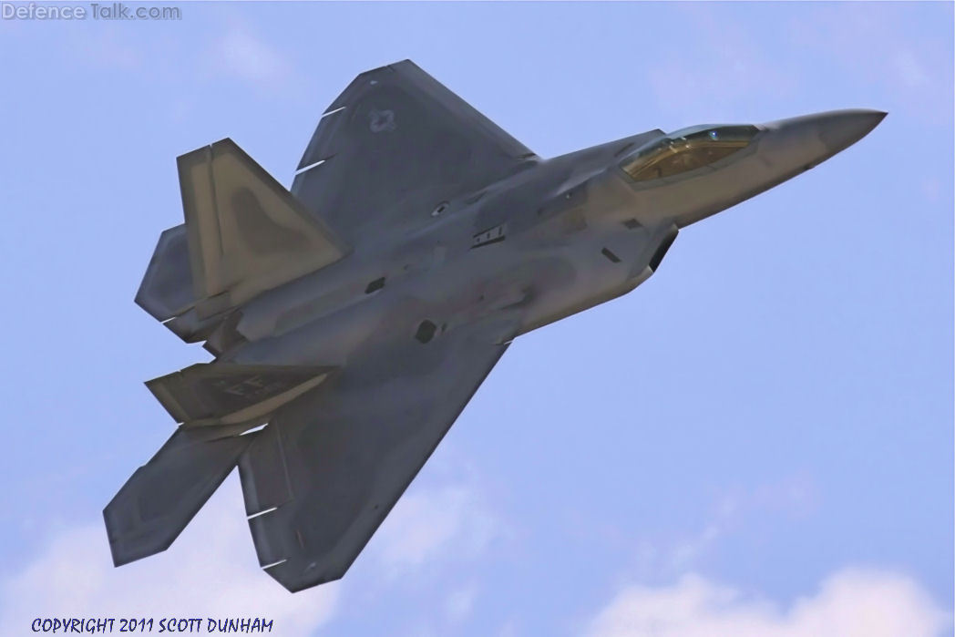 USAF F-22A Raptor Stealth Fighter