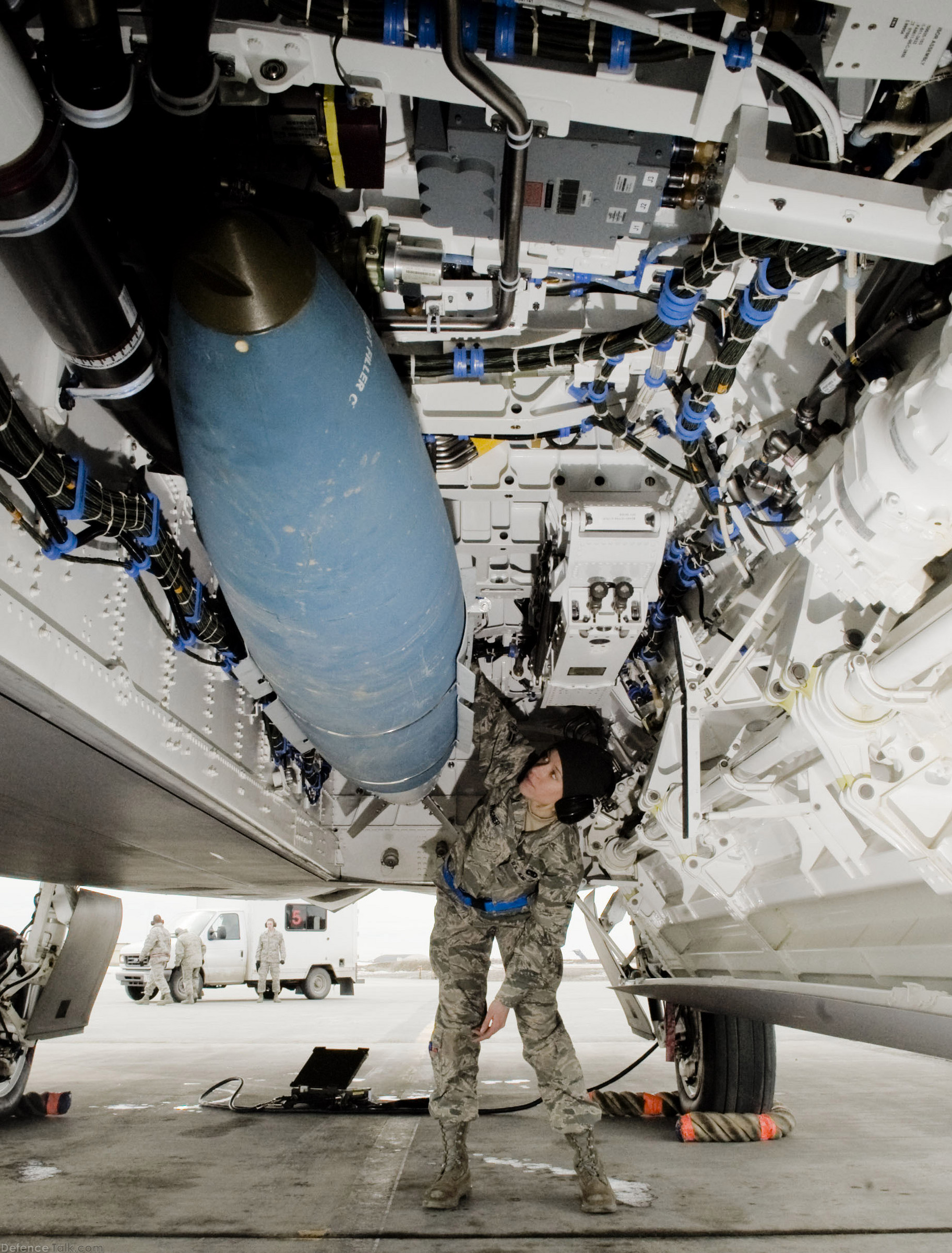 USAF F-22A Raptor with JDAM