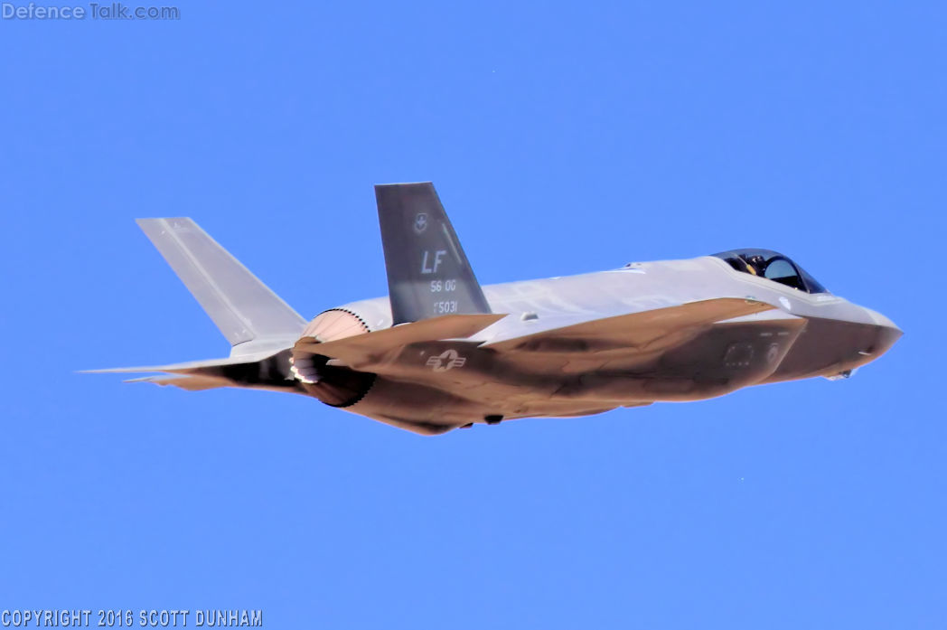 USAF F-35A Lightning II Fighter Aircraft