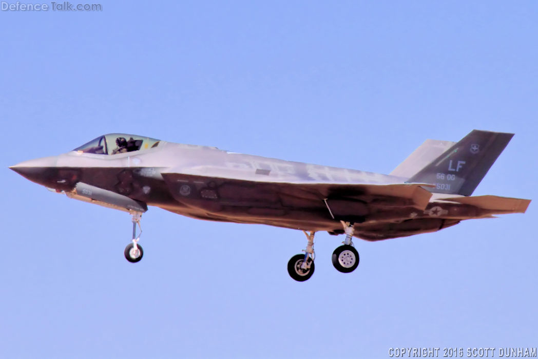 USAF F-35A Lightning II Fighter Aircraft