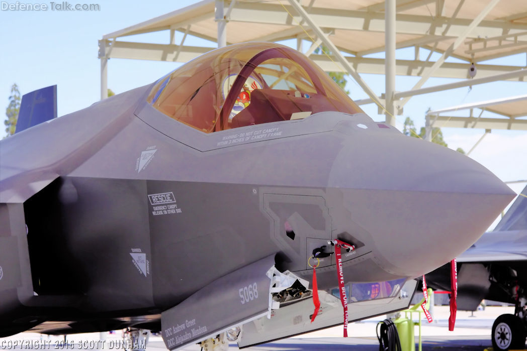 USAF F-35A Lightning II Fighter Aircraft