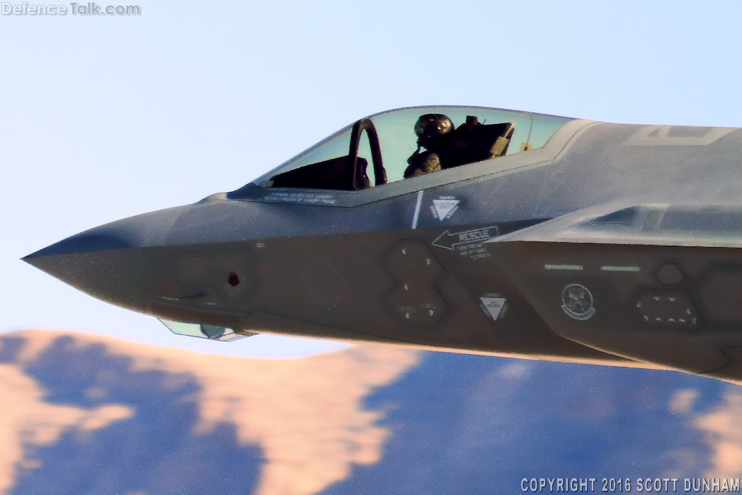 USAF F-35A Lightning II Fighter Aircraft