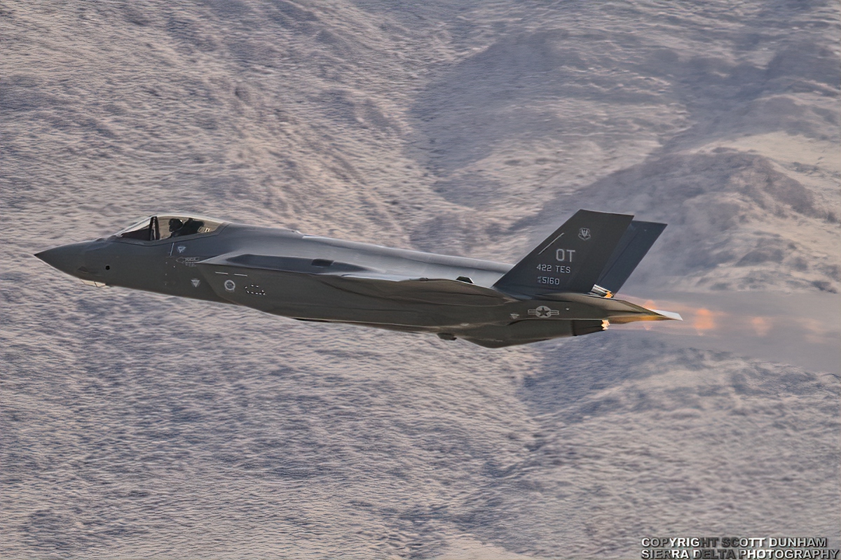 USAF F-35A Panther Multi-Role Combat Aircraft