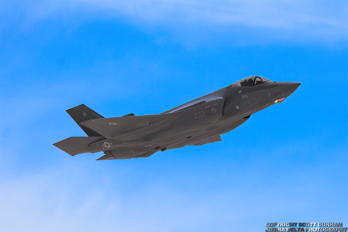 USAF F-35A Panther Multi-Role Combat Aircraft