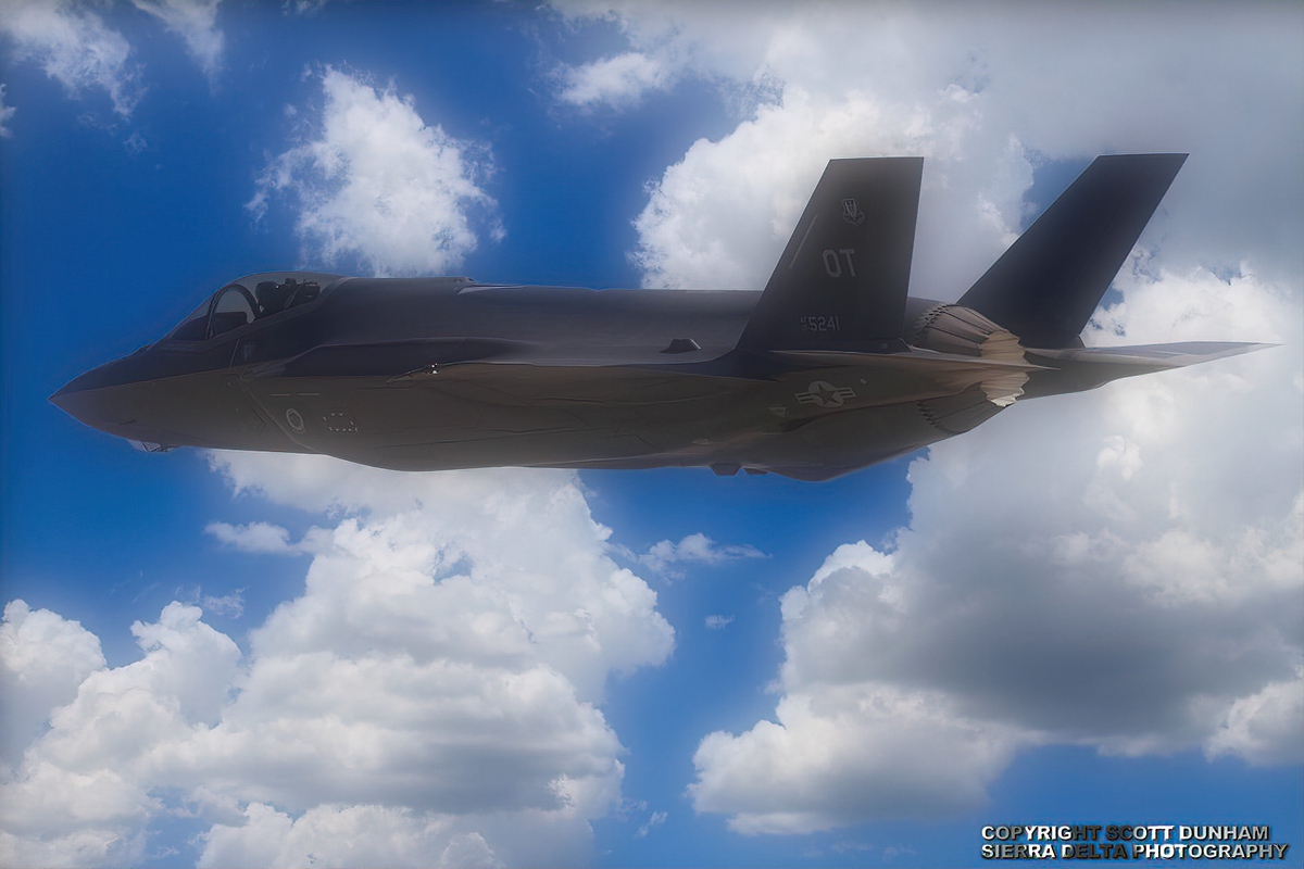 USAF F-35A Panther Multi-Role Combat Aircraft