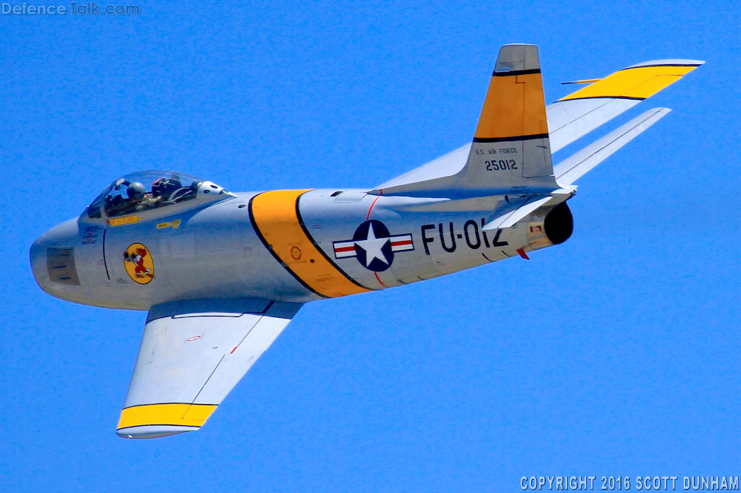 USAF F-86 Sabre Fighter Aircraft