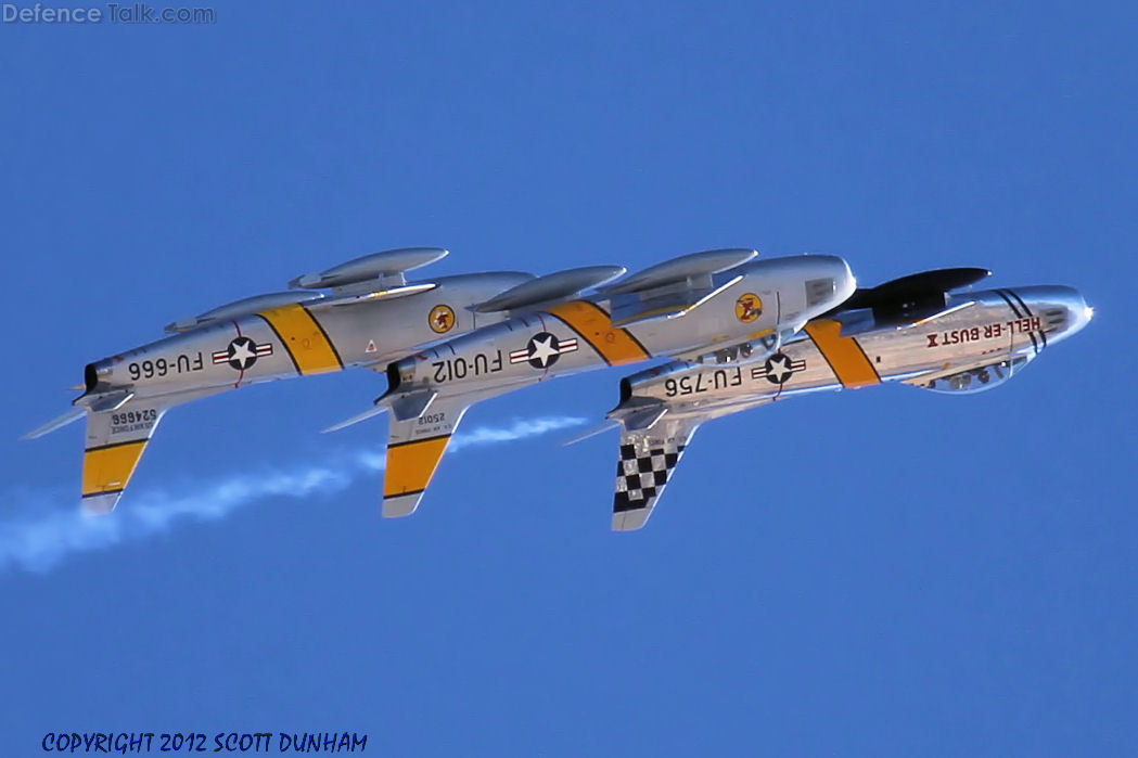 USAF F-86 Sabre - Horsemen Flight Demonstration Team