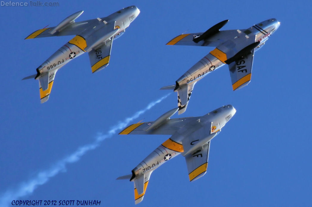 USAF F-86 Sabre - Horsemen Flight Demonstration Team