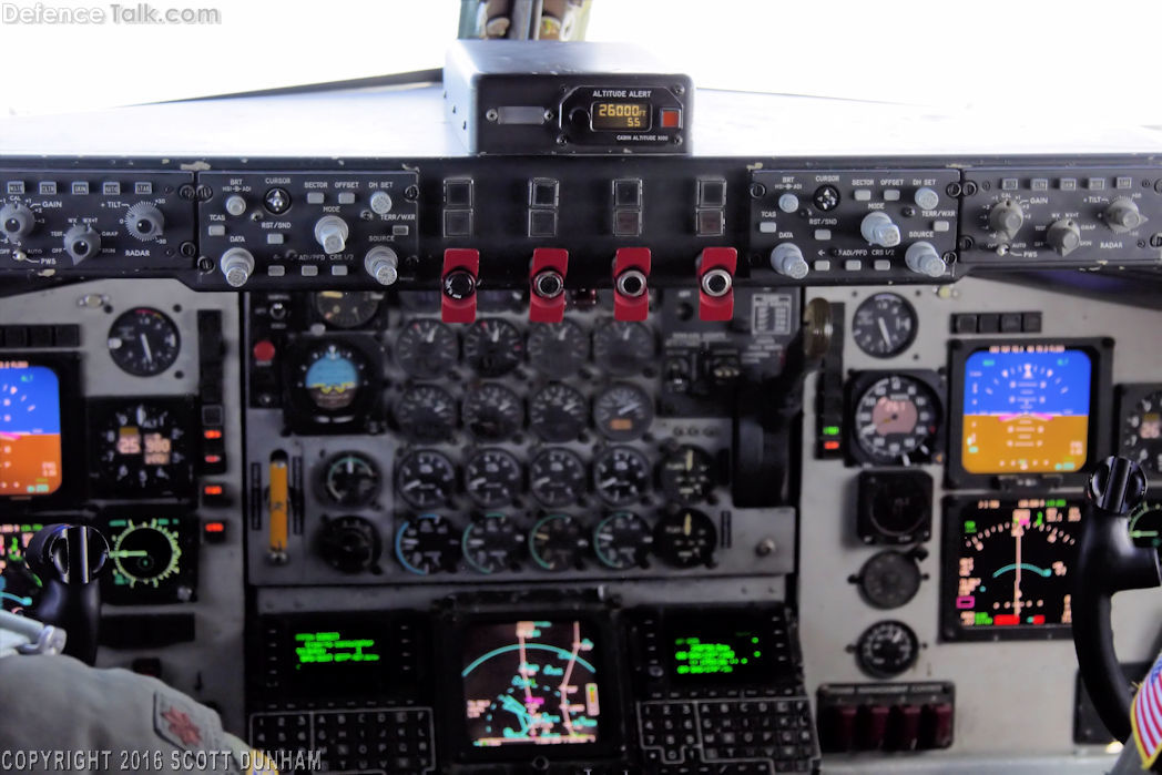 USAF KC-135R Stratotanker Instrument Panel