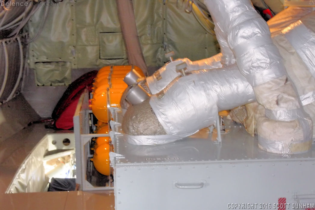 USAF KC-135R Stratotanker Refueling Aircraft Aft Compartment Manifolds