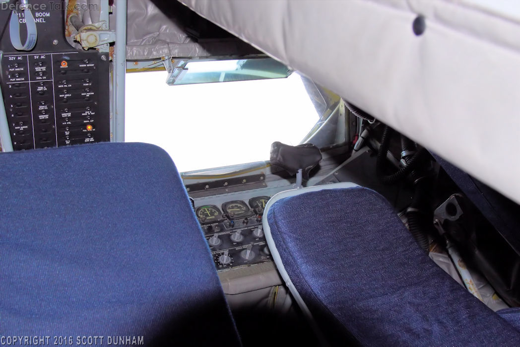 USAF KC-135R Stratotanker Refueling Aircraft Boom Operator Compartment