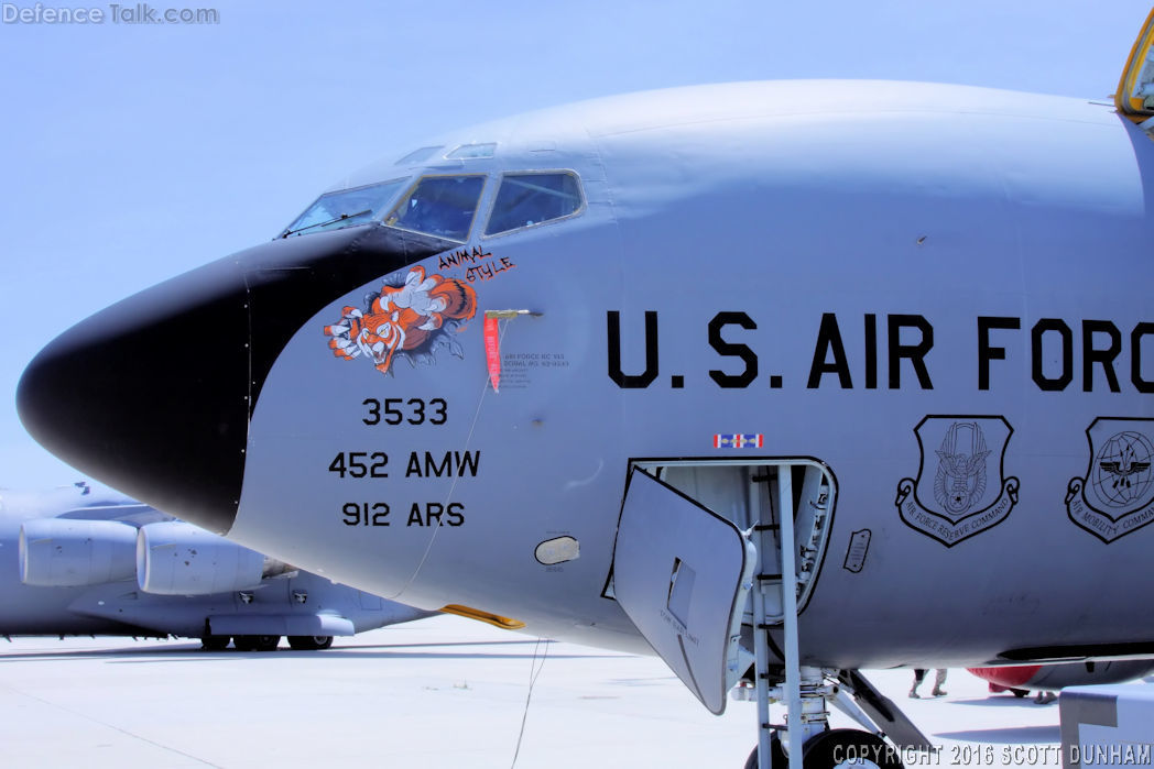 USAF KC-135R Stratotanker Transport and Refueling Aircraft Nose Art