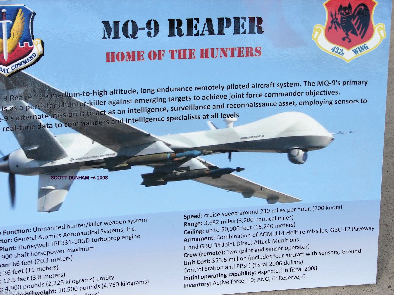 USAF MQ-9 Reaper UAV