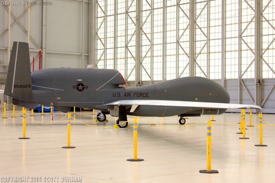 USAF RQ-4 Global Hawk High-Altitude Reconnaissance UAV