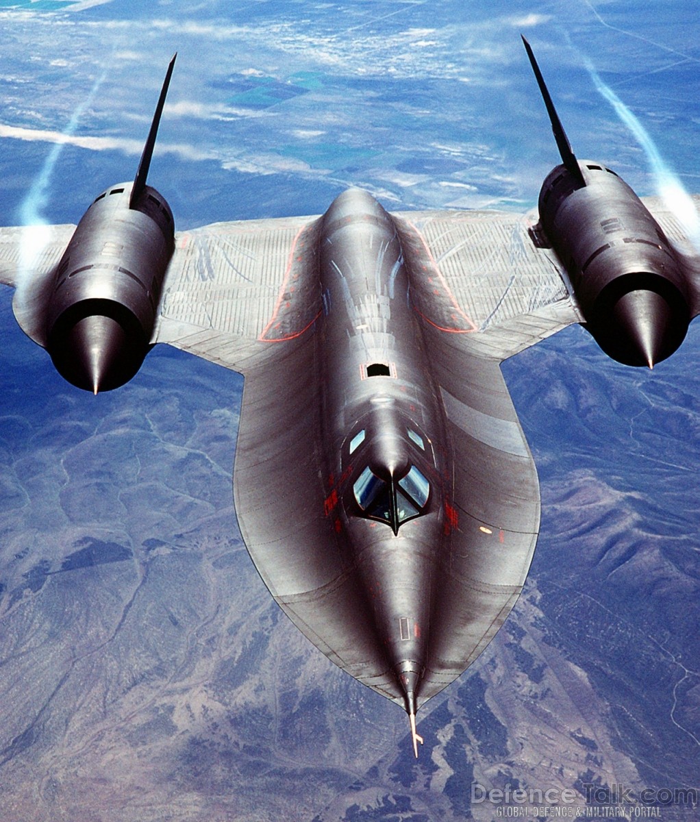 USAF SR-71 Blackbird Long-Range Strategic Reconnaissance Aircraft