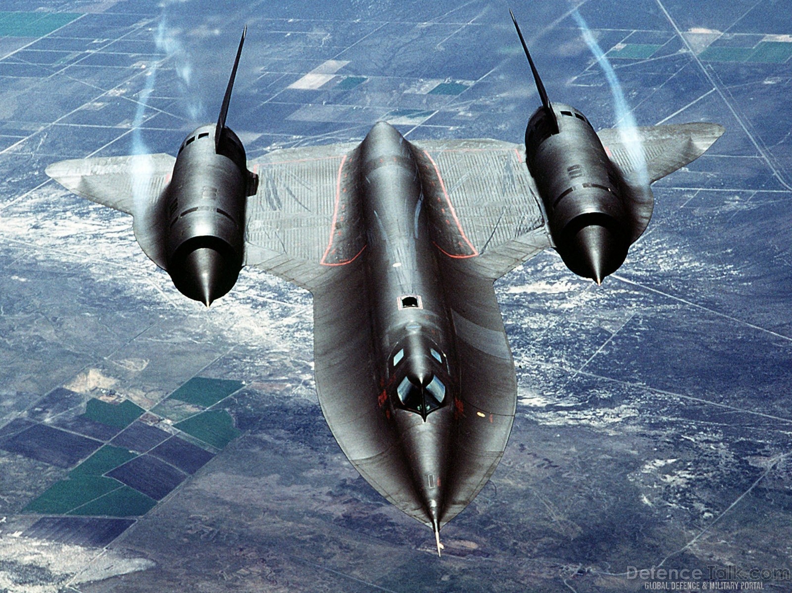 USAF SR-71 Blackbird Long-Range Strategic Reconnaissance Aircraft