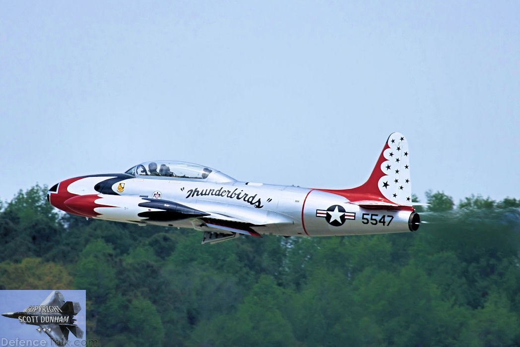 USAF T-33 Shooting Star Jet Trainer