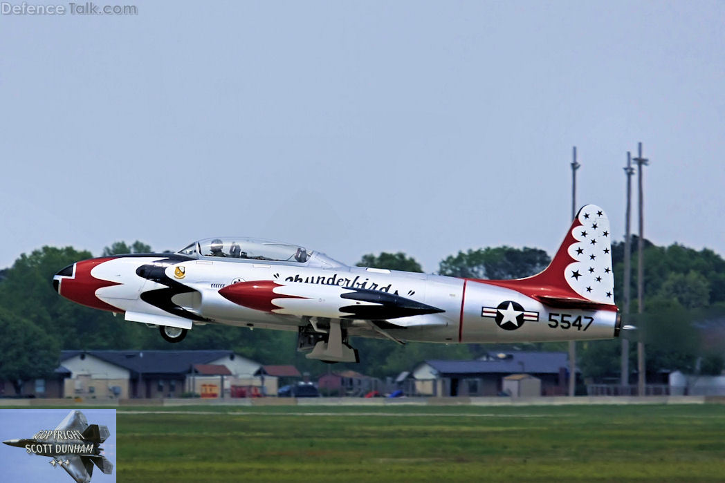 USAF T-33 Shooting Star Jet Trainer