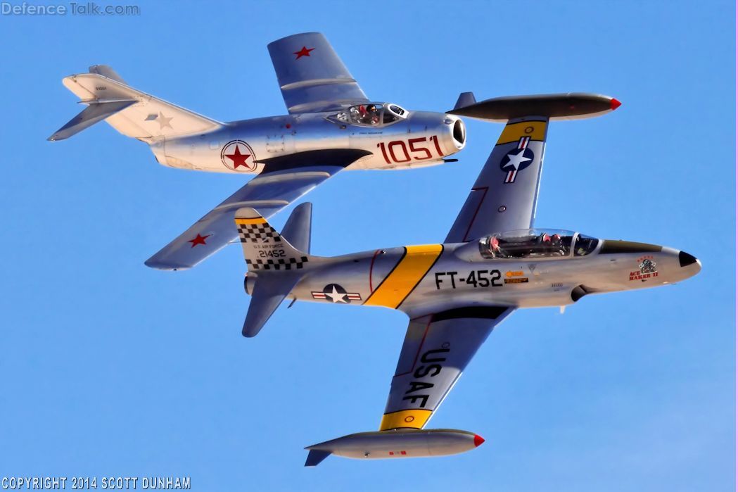 USAF T-33 Shooting Star - USSR MiG-15 Fagot