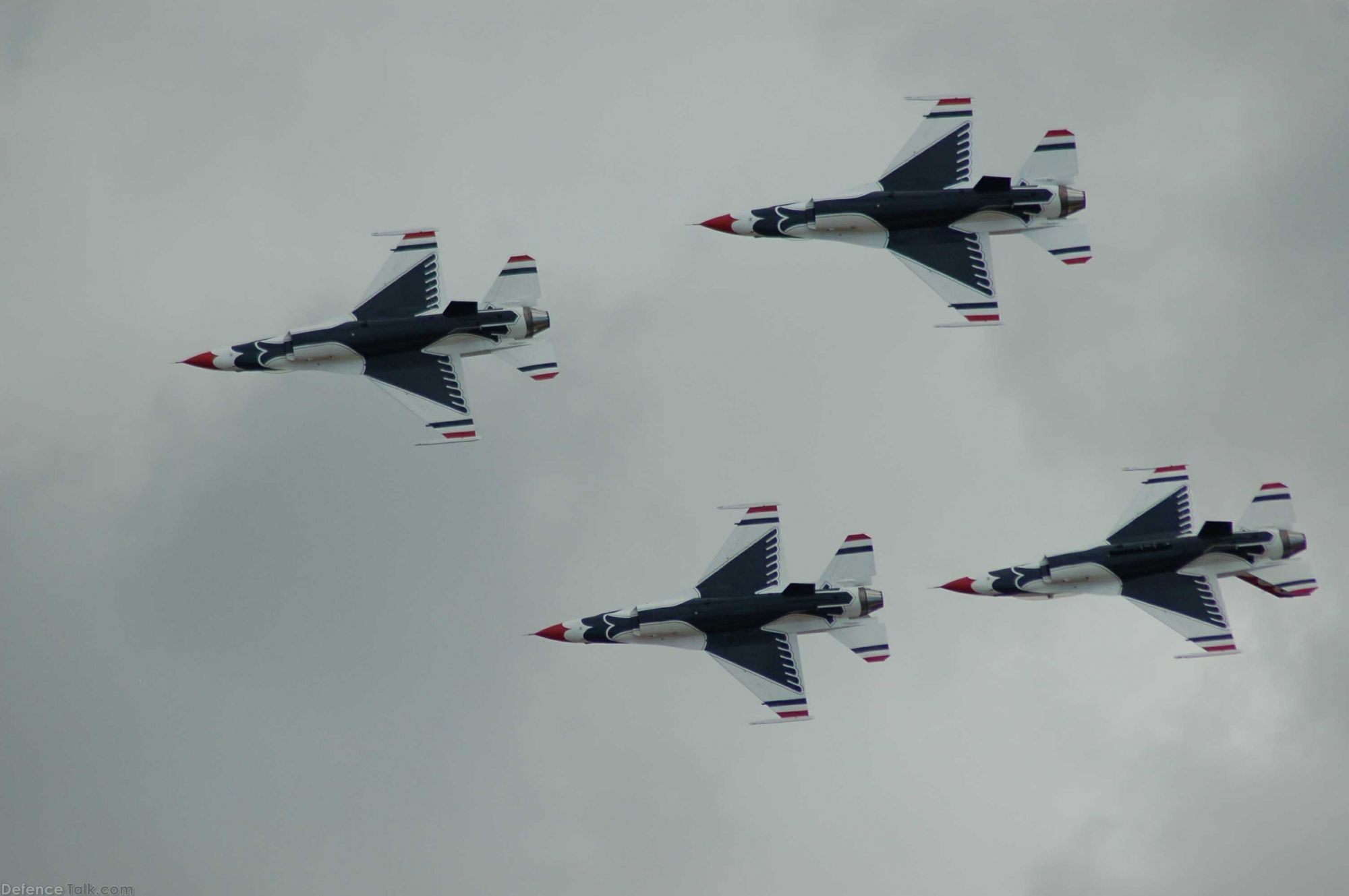 USAF Thunderbirds Diamond Roll