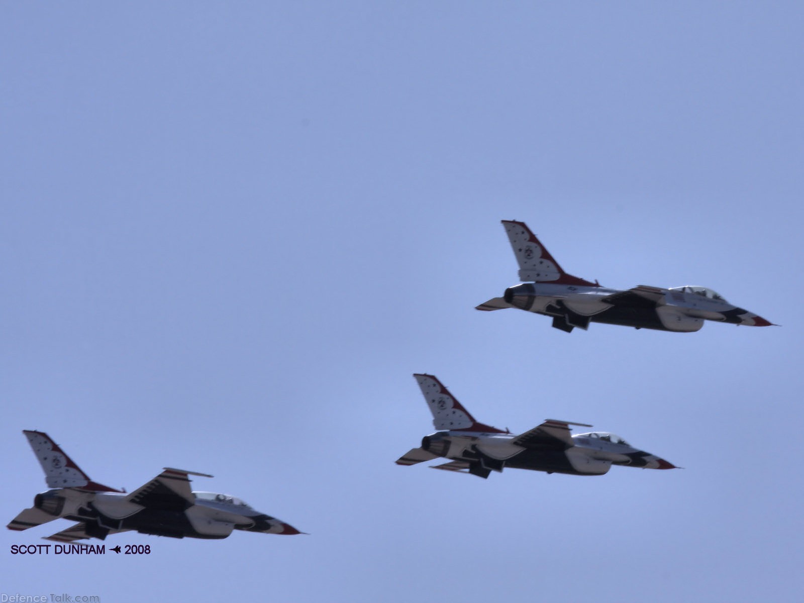 USAF Thunderbirds Flight Demonstration Team F-16 Falcon