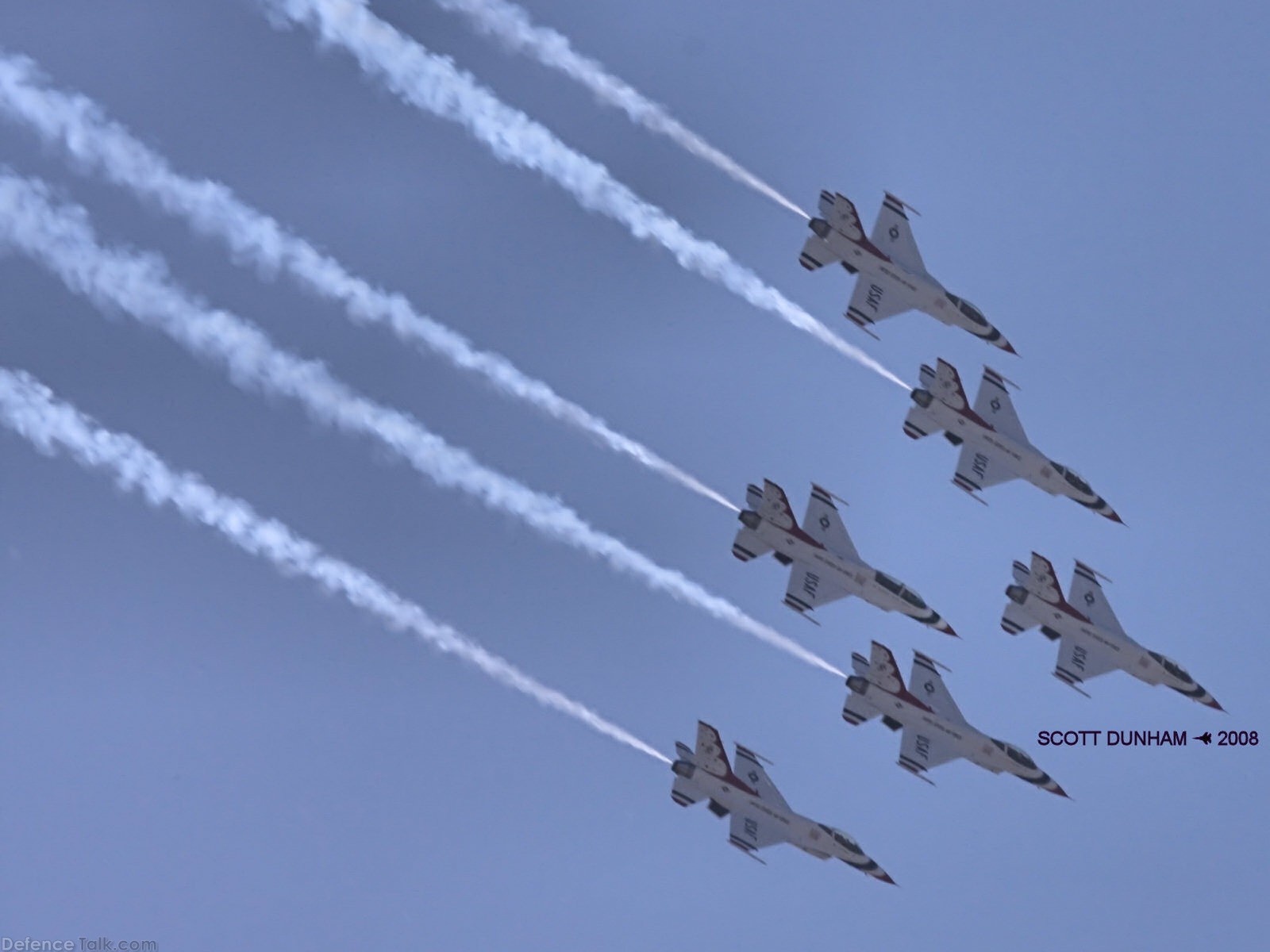 USAF Thunderbirds Flight Demonstration Team F-16 Falcon