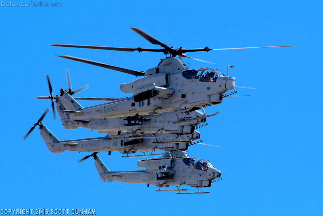 USMC AH-1W Super Cobra & AH-1Z Viper Helicopter Gunships