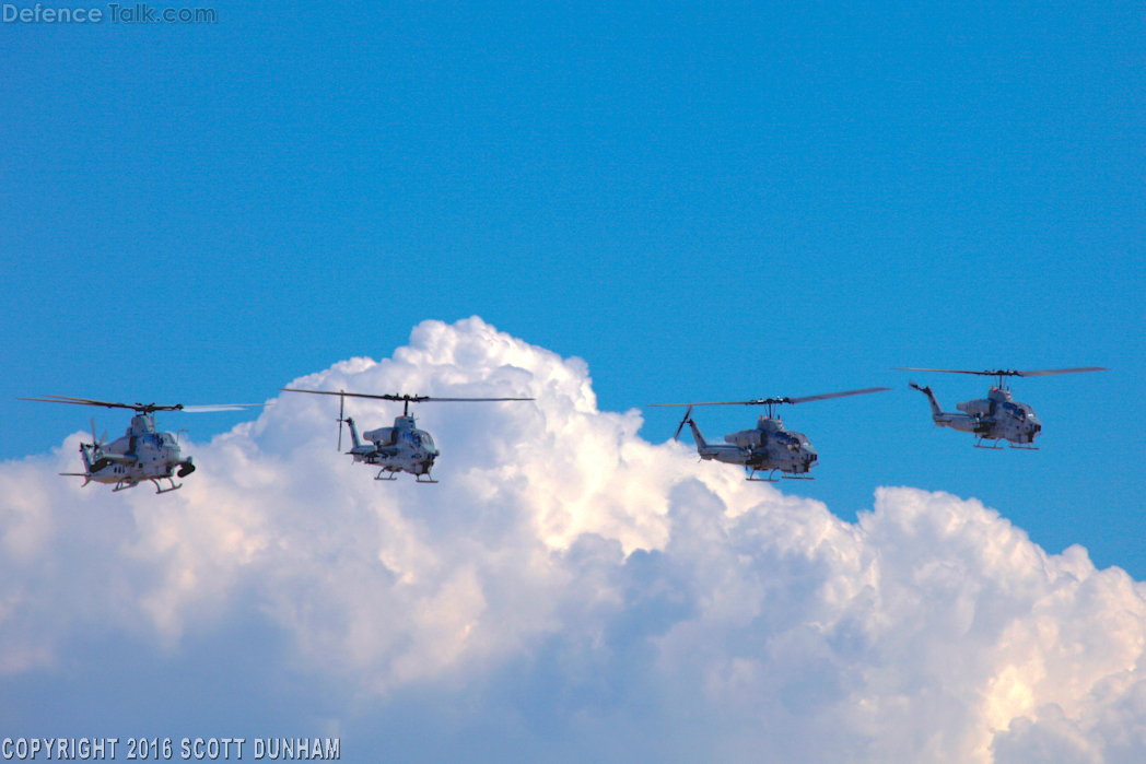 USMC AH-1W Super Cobra & AH-1Z Viper Helicopter Gunships