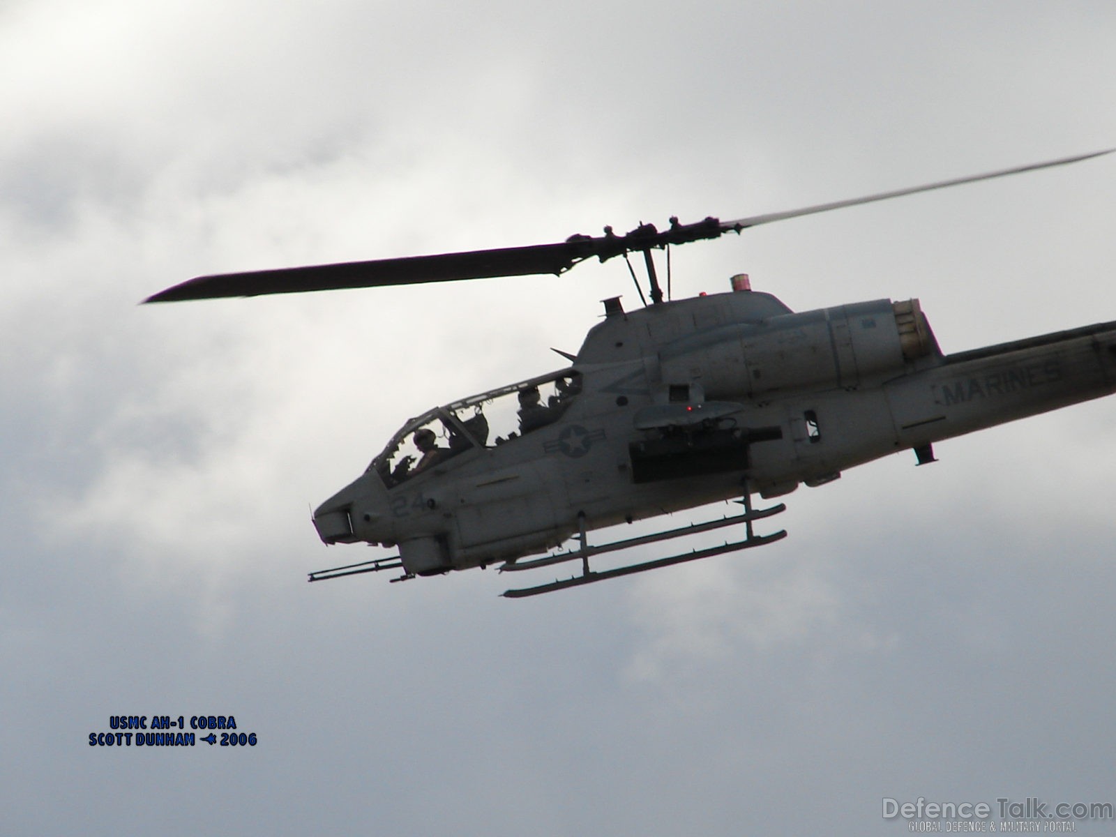 USMC AH-1W Super Cobra Helicopter Gunship