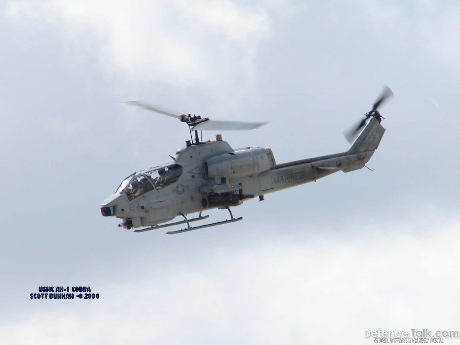 USMC AH-1W Super Cobra Helicopter Gunship