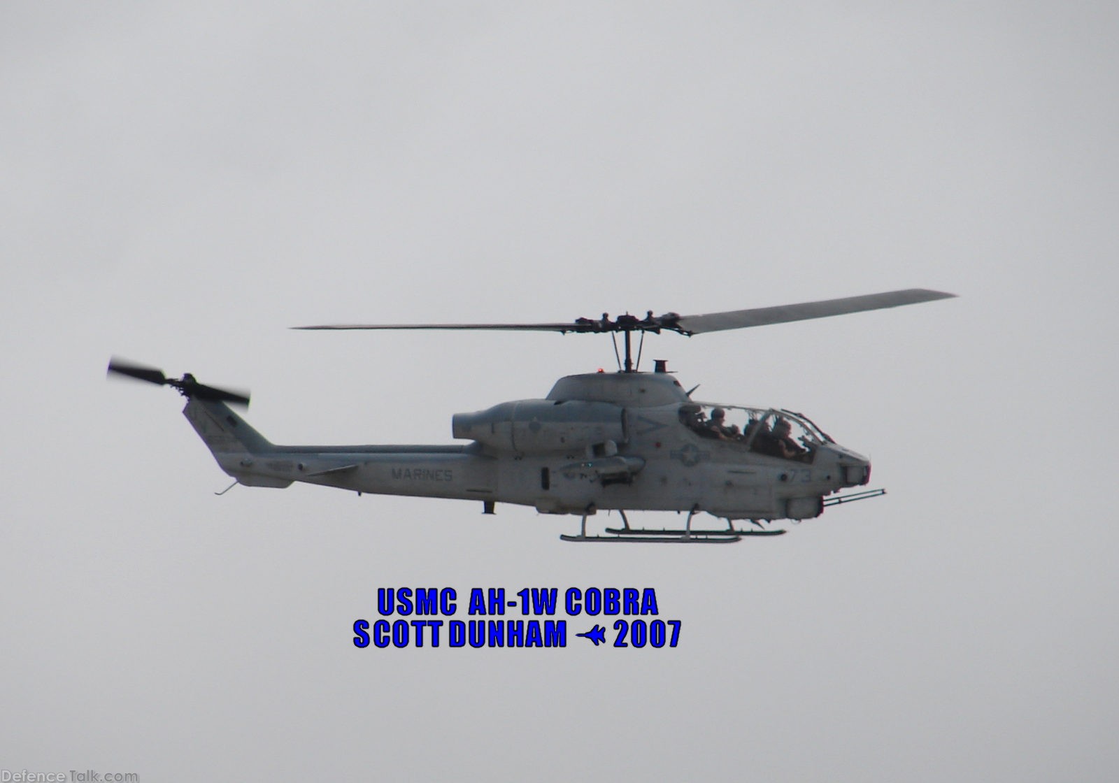 USMC AH-1W Super Cobra Helicopter Gunship