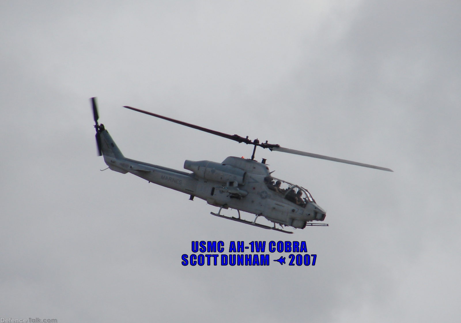 USMC AH-1W Super Cobra Helicopter Gunship