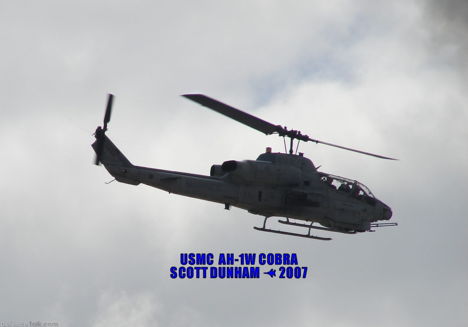 USMC AH-1W Super Cobra Helicopter Gunship