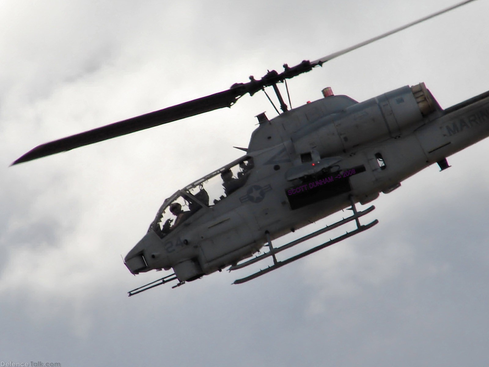 USMC AH-1W Super Cobra Helicopter Gunship