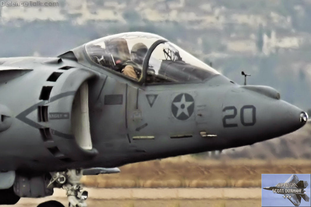 USMC AV-8B Harrier Attack Aircraft