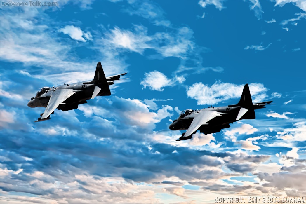 USMC AV-8B Harrier Attack Aircraft