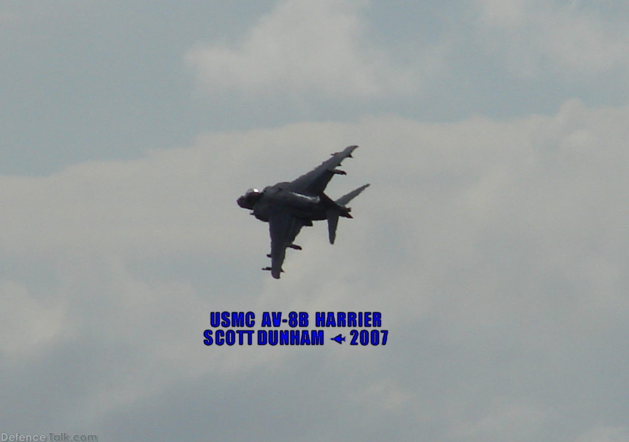 USMC AV-8B Harrier Close Air Support Aircraft