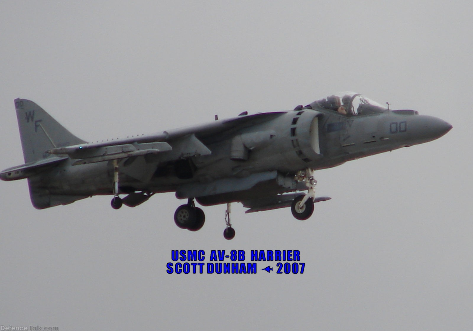 USMC AV-8B Harrier Close Air Support Aircraft