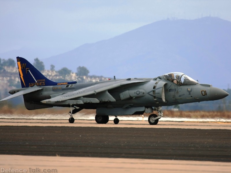 USMC AV-8B Harrier Close Air Support Aircraft