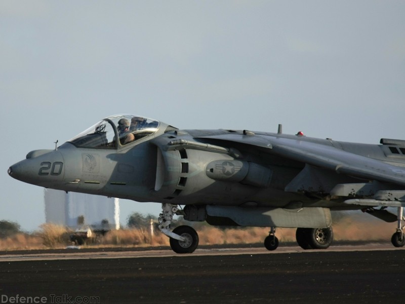 USMC AV-8B Harrier Close Air Support Aircraft