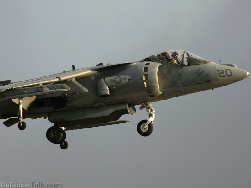 USMC AV-8B Harrier Close Air Support Aircraft