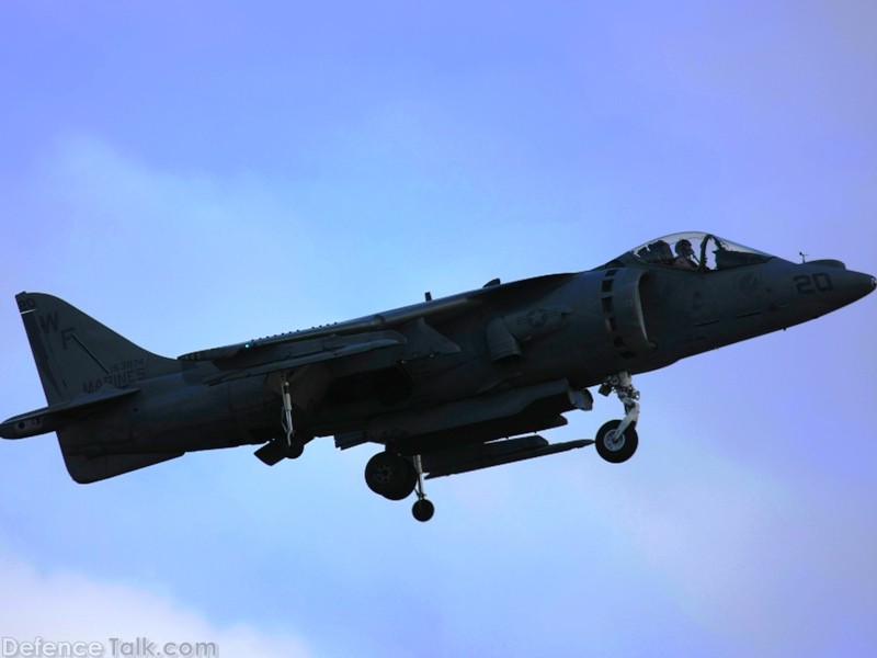 USMC AV-8B Harrier Close Air Support Fighter