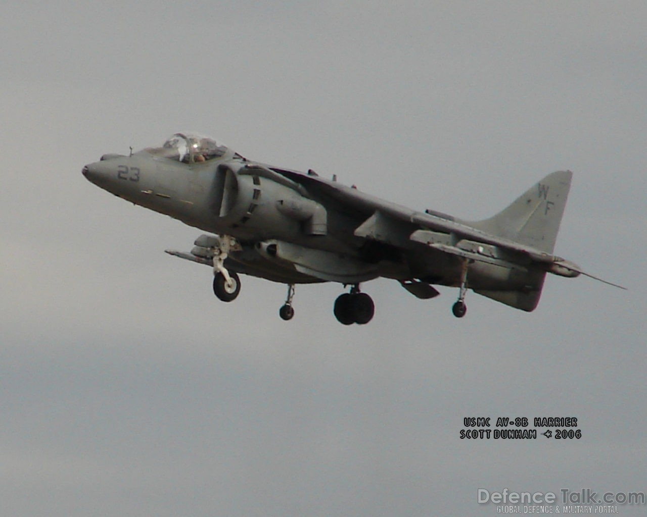 USMC AV-8B Harrier Close Air Support