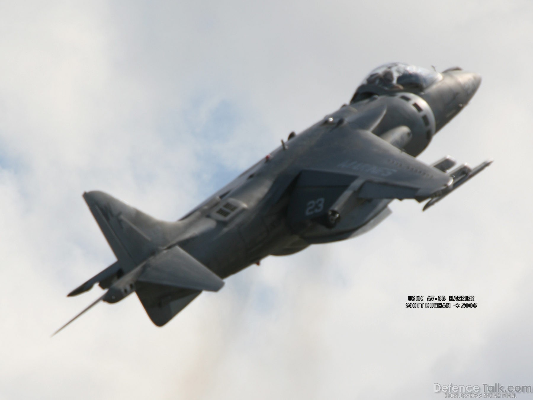 USMC AV-8B Harrier Close Air Support