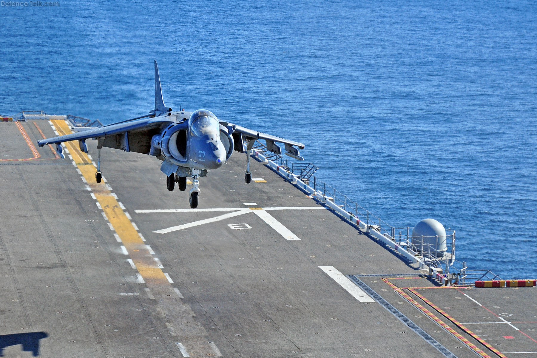 USMC  AV-8B Harrier of the  Black Sheep of Marine Attack Squadron (VMA) 214