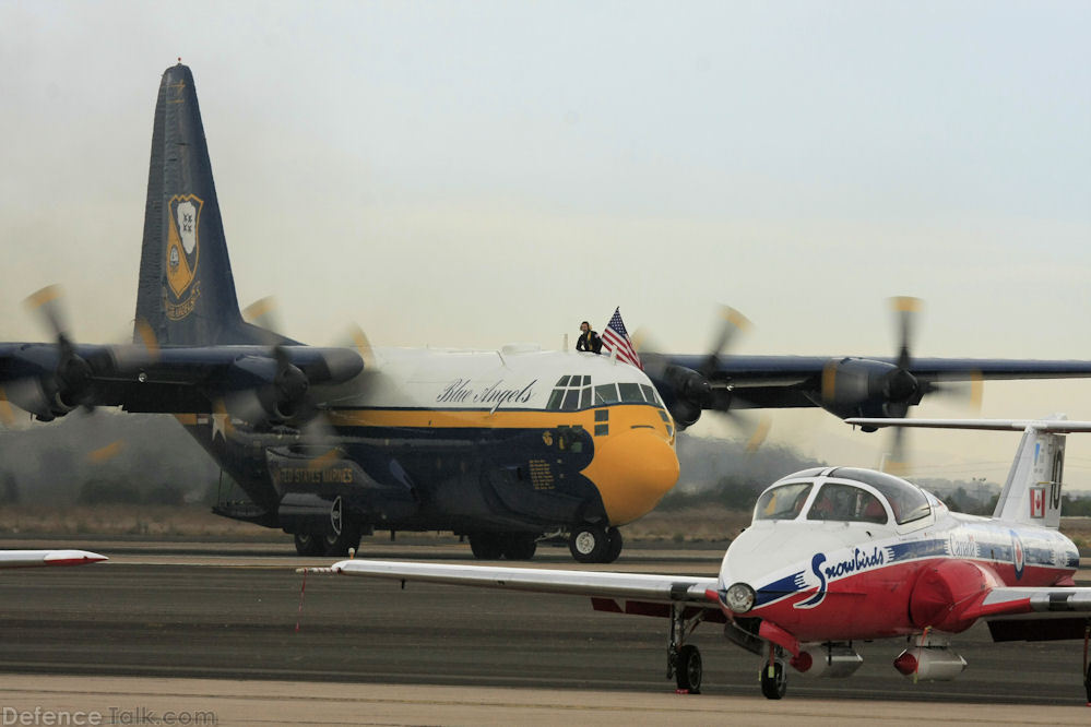 USMC C-130T Hercules "Fat Albert"  - Blue Angels Transport