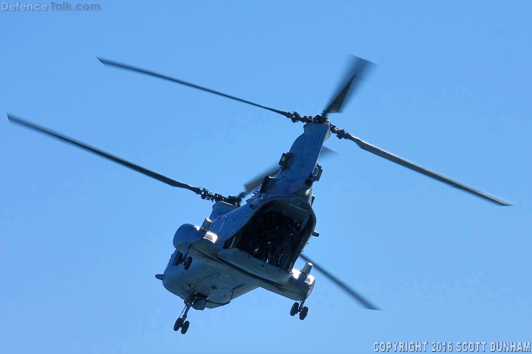 USMC CH-46 Sea Knight Helicopter